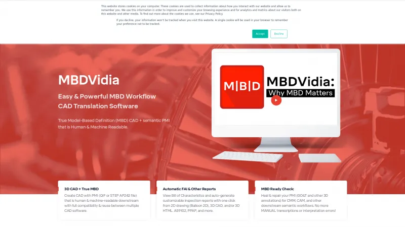 Homepage of MBDVidia