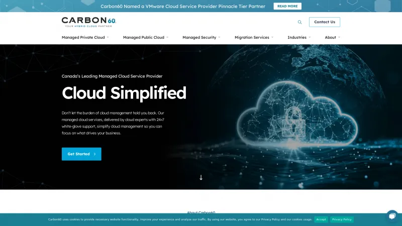 Homepage of Carbon60