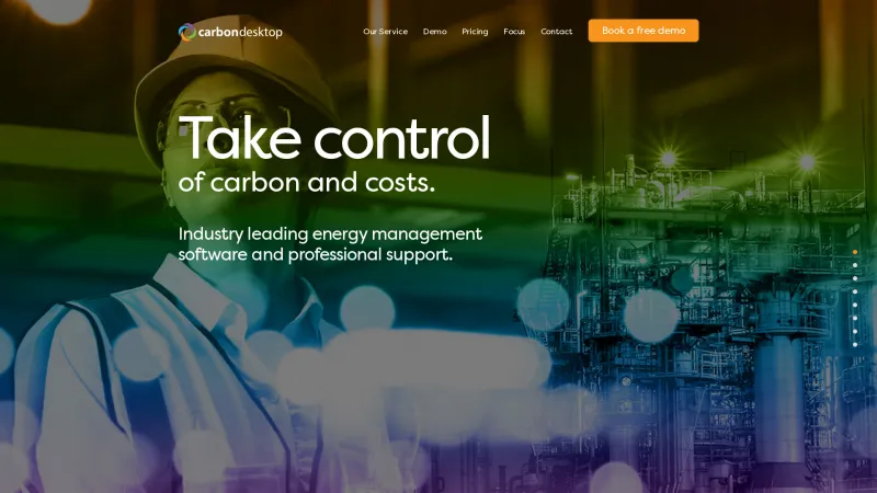 Homepage of Carbon Desktop