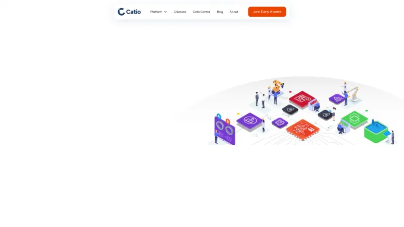 Homepage of Catio