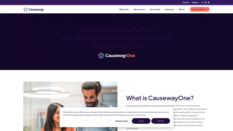 Homepage of Causeway Vehicle Telematics