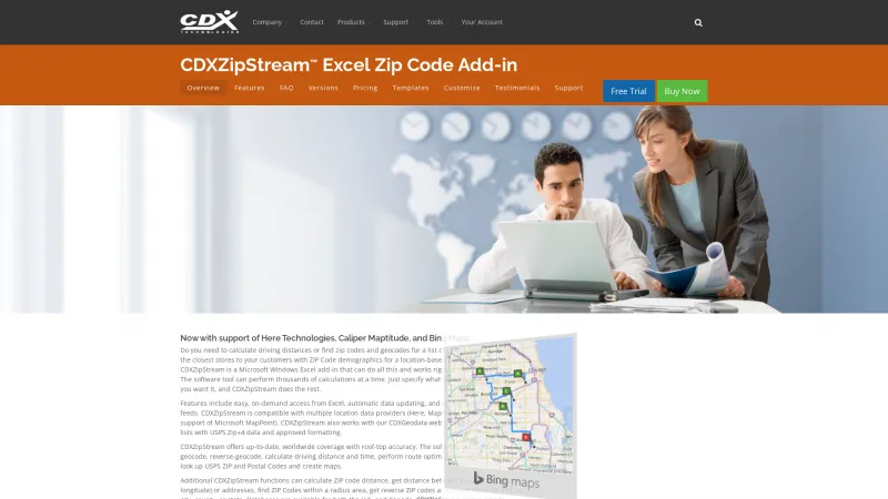 Homepage of CDXZipStream