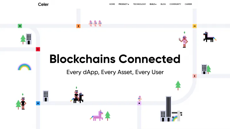 Homepage of Celer Network