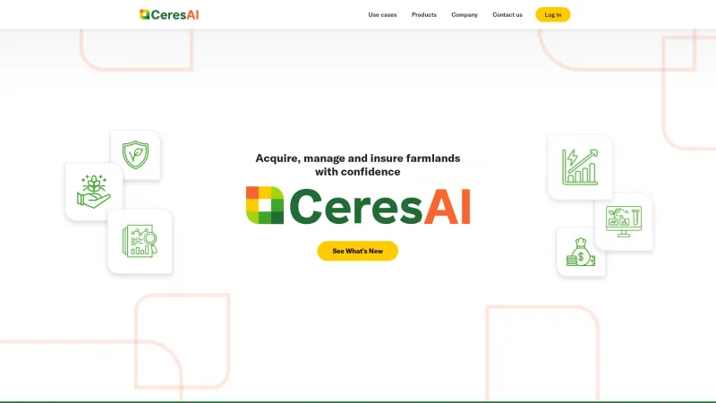 Homepage of Ceres Imaging