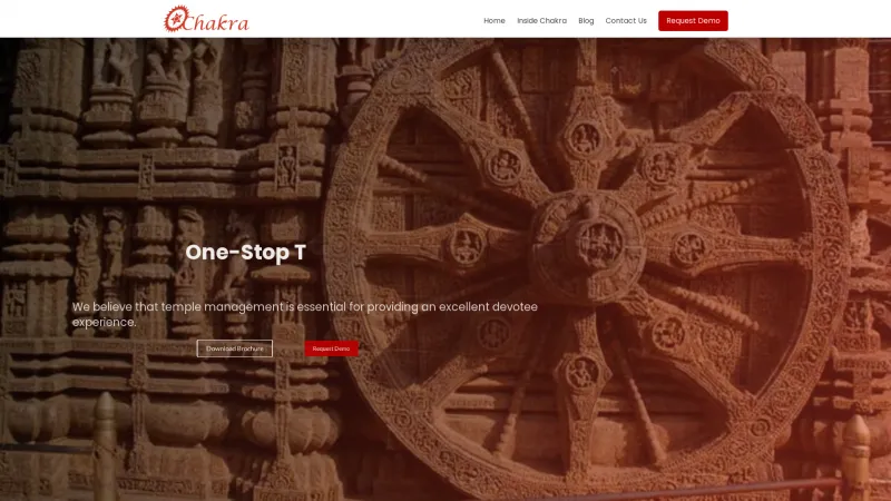 Homepage of Chakra