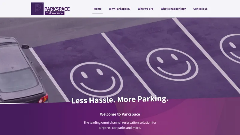 Homepage of Parkspace