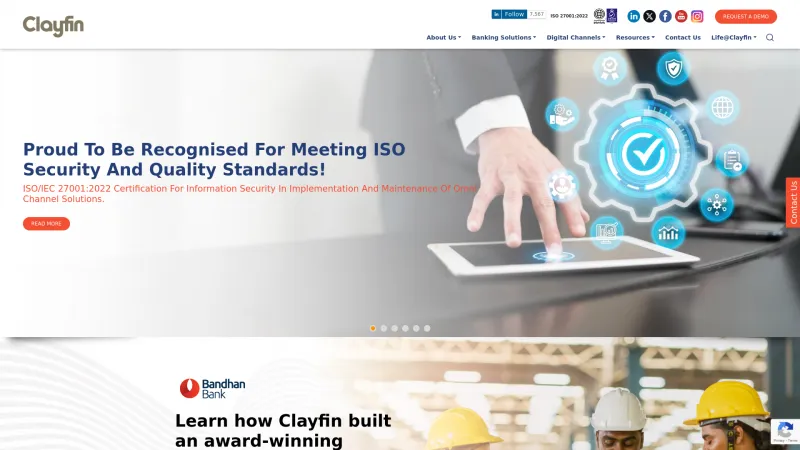 Homepage of Clayfin