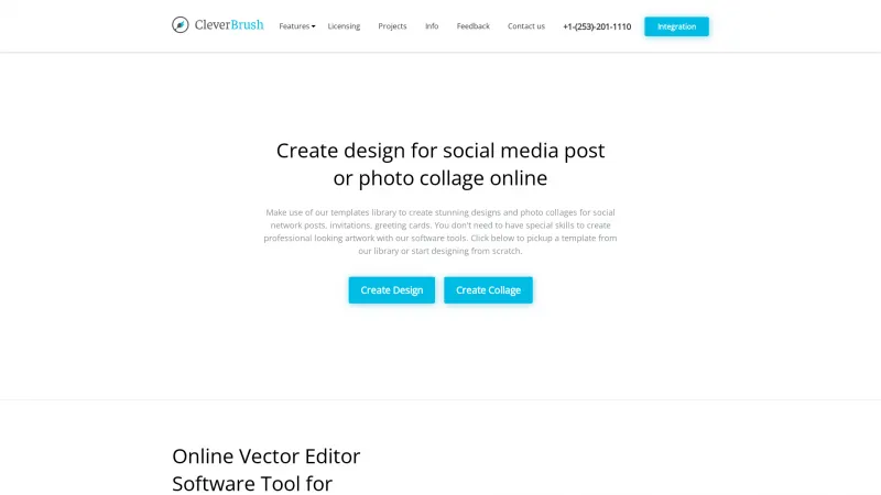 Homepage of CleverBrush