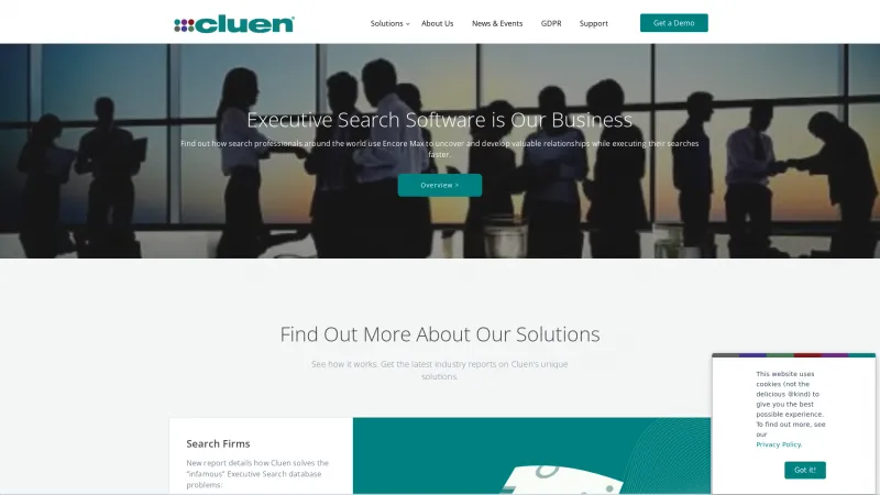 Homepage of Cluen Encore