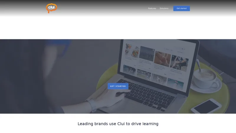 Homepage of Clui