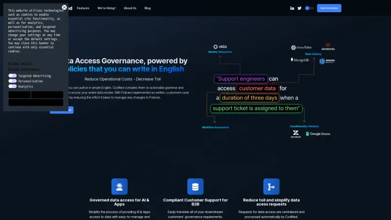 Homepage of Codified