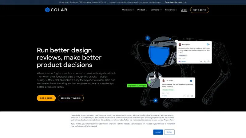 Homepage of CoLab