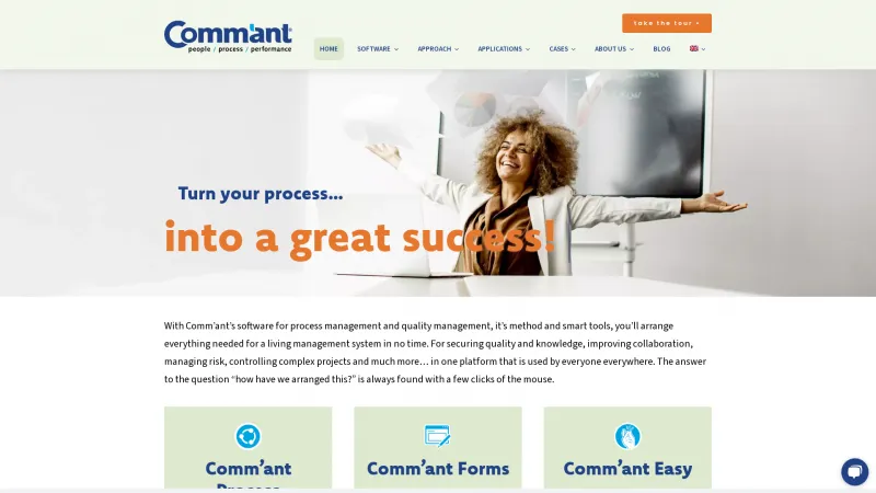 Homepage of Comm