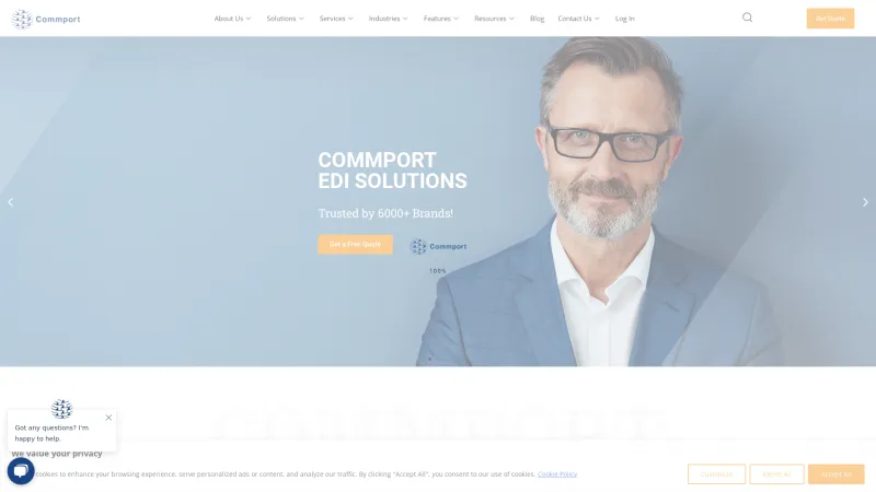 Homepage of Commport PIM