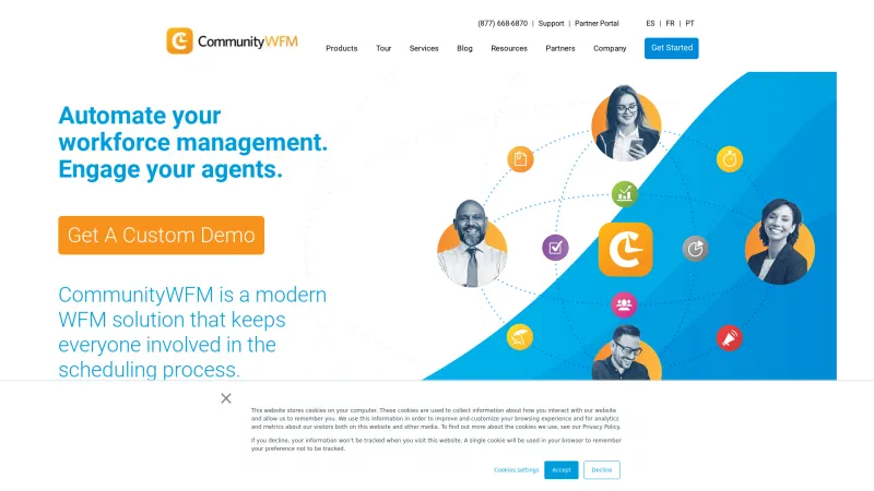 Homepage of CommunityWFM