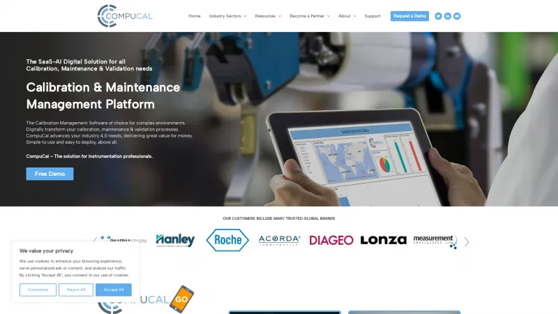 Homepage of CompuCal