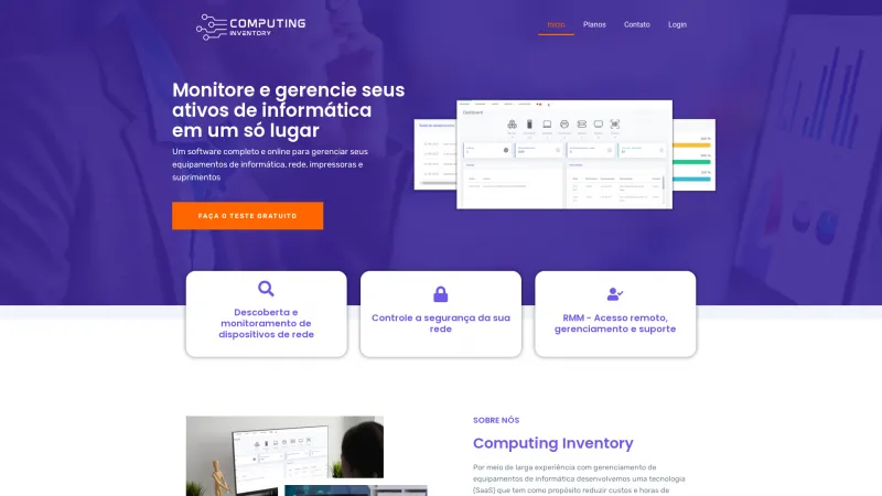 Homepage of Computing Inventory