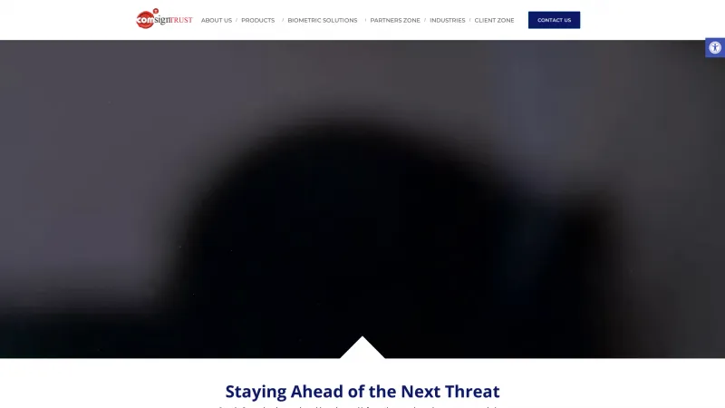 Homepage of Comsigntrust