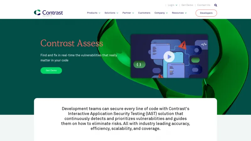 Homepage of Contrast Assess