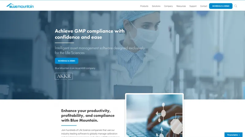 Homepage of Blue Mountain RAM