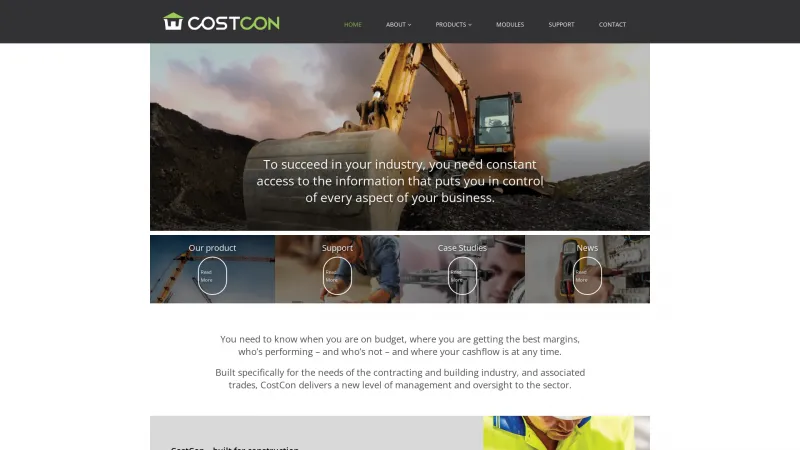 Homepage of CostCon