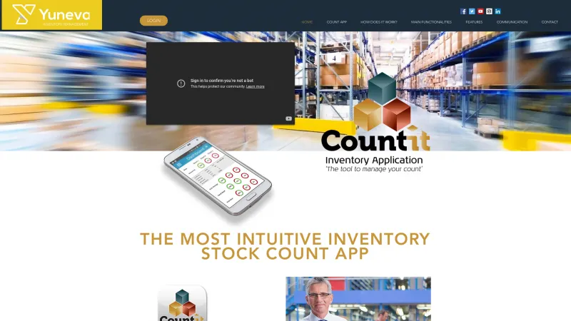 Homepage of CountIT