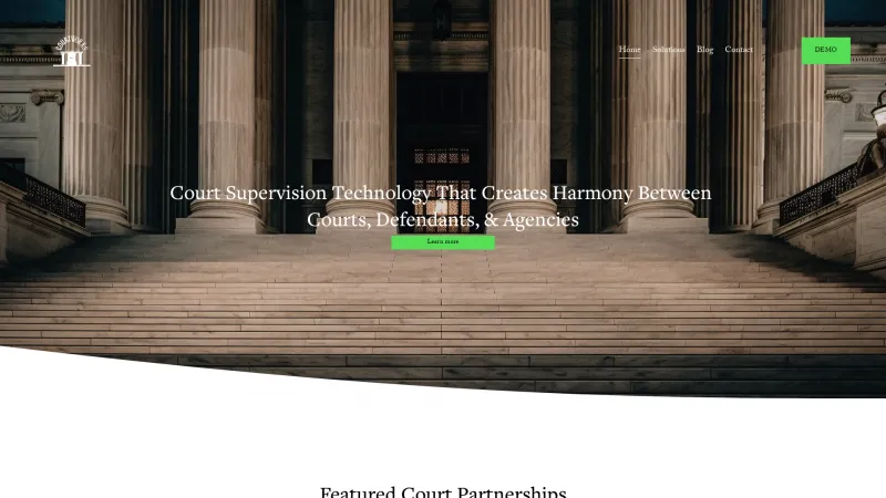 Homepage of CourtWorks