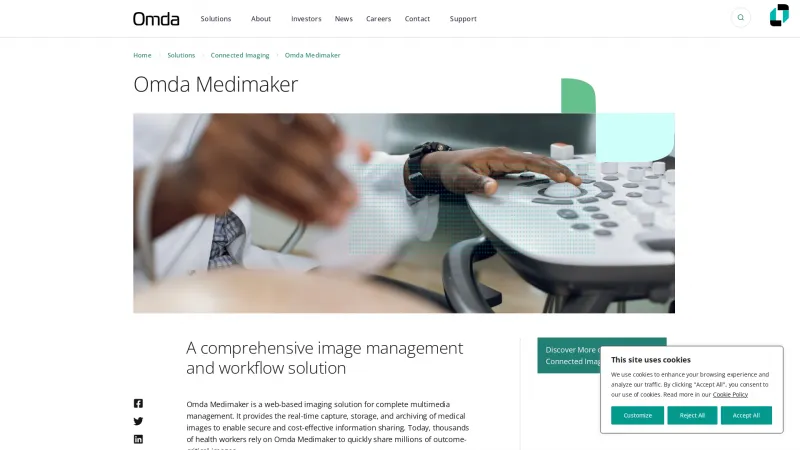 Homepage of CSAM Medimaker