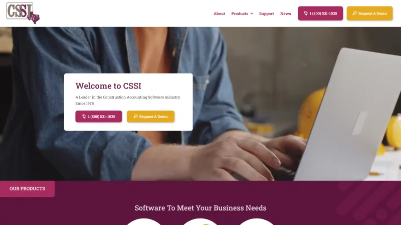 Homepage of CSSI