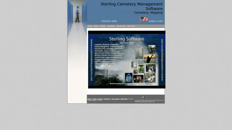 Homepage of Sterling Software