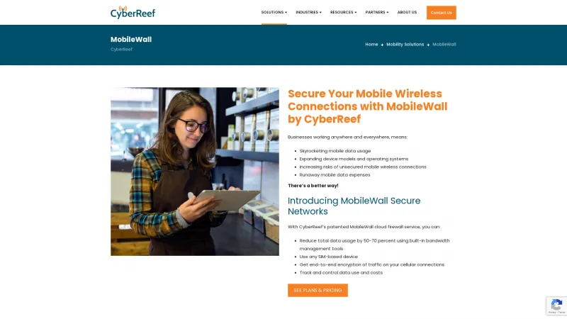 Homepage of MobileWall