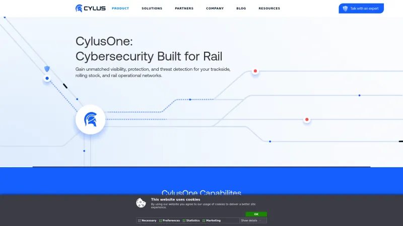 Homepage of CylusOne