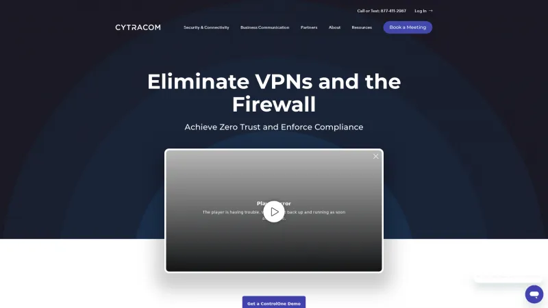 Homepage of Cytracom