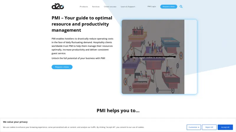 Homepage of PMI