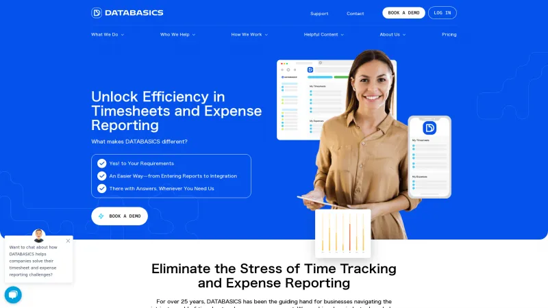 Homepage of DATABASICS Leave Management