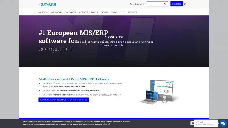 Homepage of MultiPress