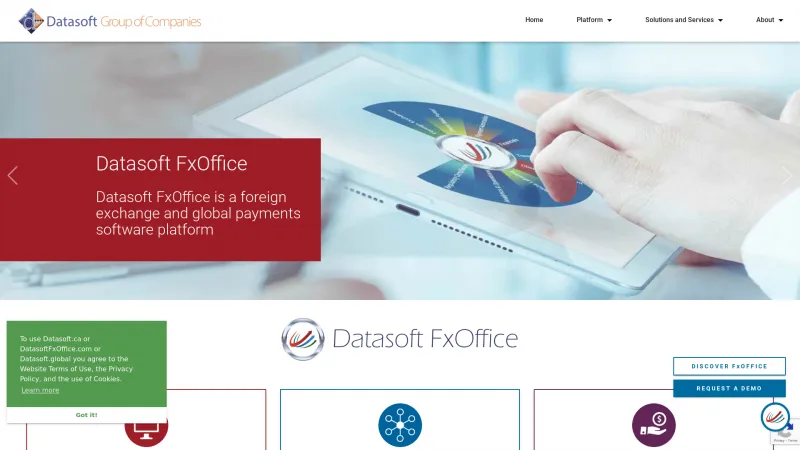 Homepage of Datasoft FxOffice