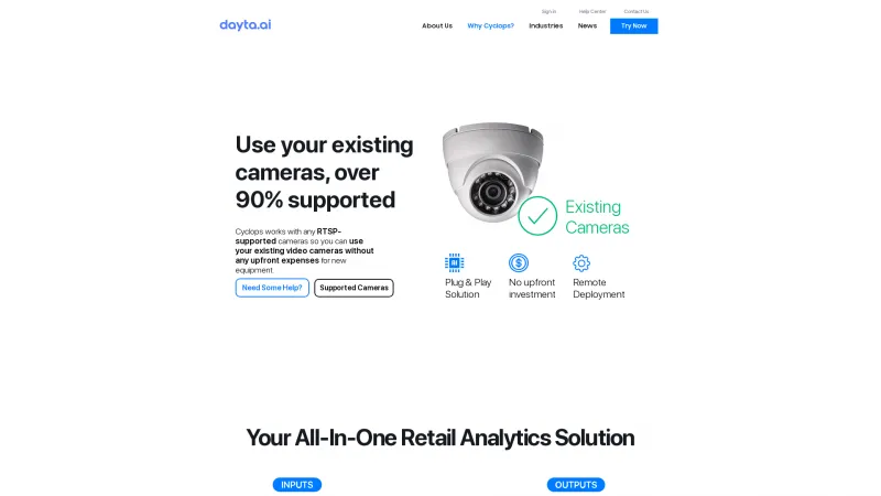 Homepage of Cyclops