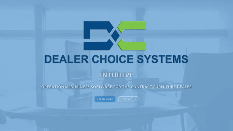 Homepage of Dealer Choice