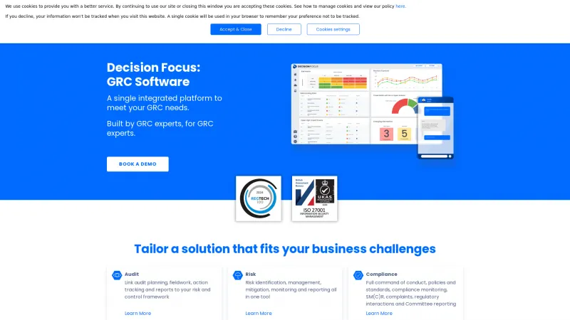 Homepage of Decision Focus