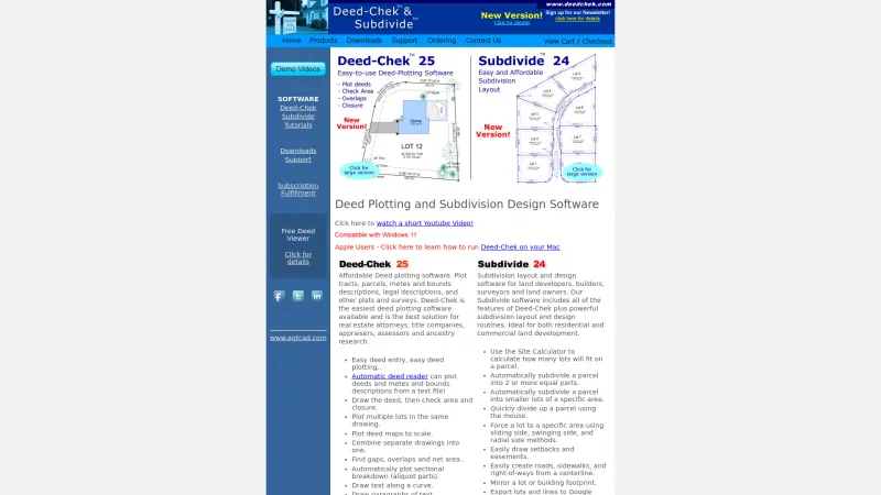 Homepage of Subdivide 21