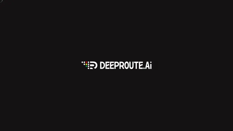 Homepage of Deeproute.ai