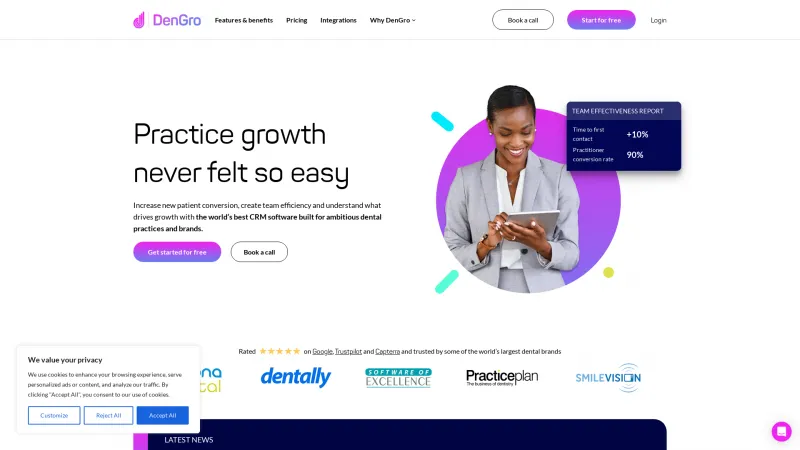 Homepage of DenGro