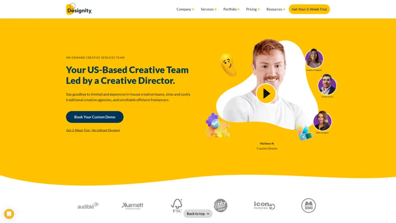 Homepage of Designity