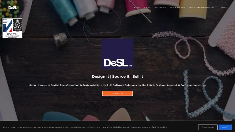 Homepage of DeSL