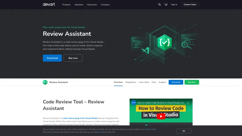 Homepage of Review Assistant