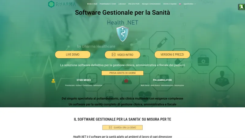 Homepage of Health.NET