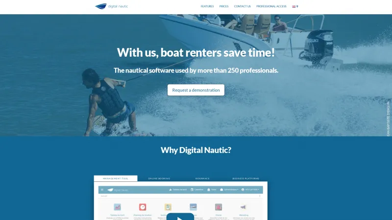 Homepage of Digital Nautic