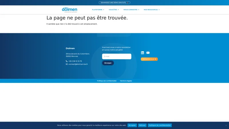 Homepage of Dolmen