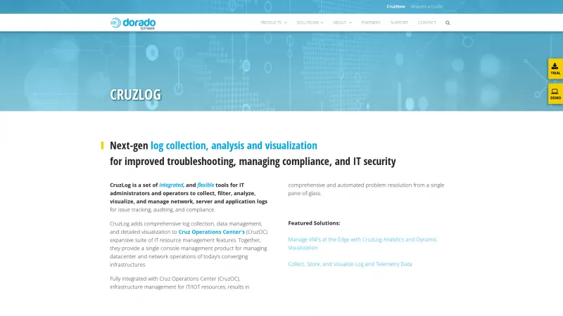 Homepage of CruzLog